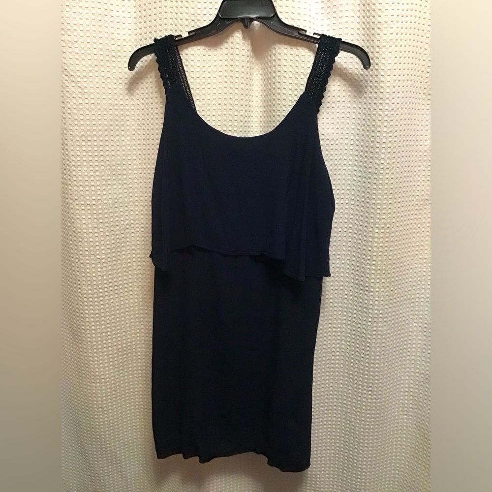 Maeve Blue Tiered  Dress